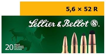 Picture of Sellier & Bellot Rifle Ammo - 5.6x52R (22 Savage Hi-Power), 70Gr, SP, 20rds Box