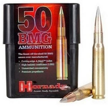 Picture of Hornady 8270 Match Rifle Ammo 50 Bmg 750 Gr, A-Max Match, 10 Rnd