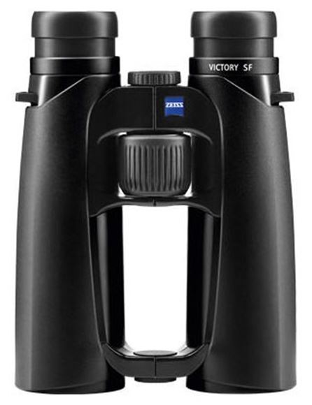 Picture of Zeiss Hunting Sports Optics, Victory SF Binoculars - 10x42mm, Matte Black, Ultra-FL-Type Lens, Schmidt-Pechan Prism, LotuTec, 400 mbar Water Resistance, Nitrogen Filled