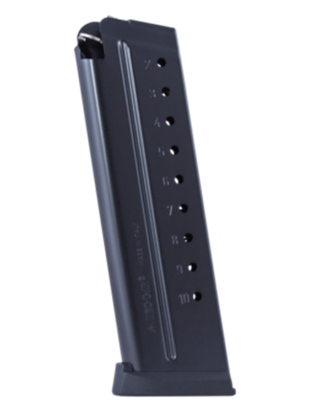 Picture of Mec-Gar Pistol Magazines - 1911, 9mm, 10rds, Extended, Blued