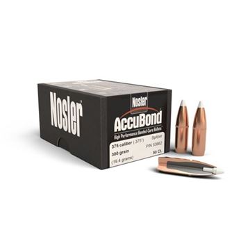 Picture of Nosler 53662 Accubond Rifle Bullets 375 Cal 300gr 375 50bx