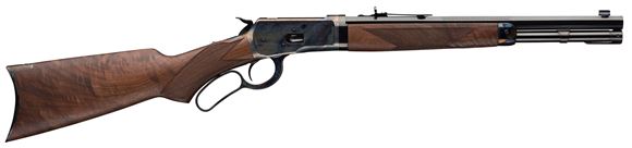 Picture of Winchester Model 1892 Deluxe Takedown Lever Action Rifle - 44 Mag, 16", Gloss Blued Octagon Barrel, Case Hardened Receiver, Oil Finish Grade V/VI Walnut Stock w/Crescent Buttplate, Marble's Gold Bead Front & Buckhorn Rear Sights