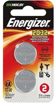 Picture of Energizer Coin Lithium 2032 Battery, 3V. 2 Pack