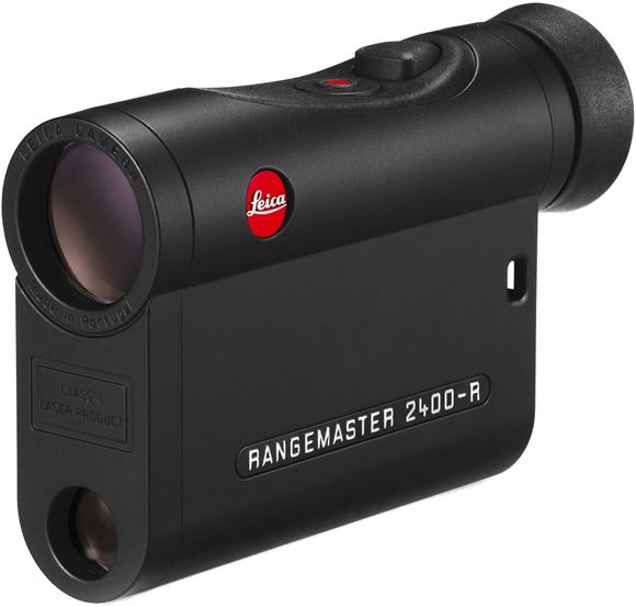 Picture of Leica Sport Optics, Rangemaster Rangefinders - CRF 2400-R, 7x24mm, 10-2400yds (EHR Ballistics out to 1200yds), AquaDura Lens Coating, LED Display, Black, CR2 3V