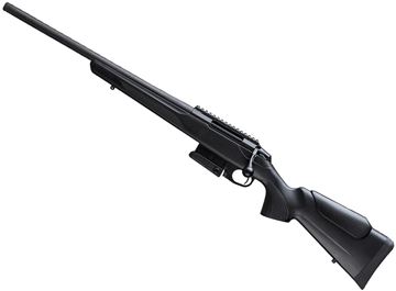 Picture of Tikka T3X Compact Tactical Rifle (CTR) Bolt Action Rifle Left Hand - 308 Win, 20", Matte Black, Semi-Heavy Contour, Threaded, Black Glass-Fiber Reinforced Copolymer Polypropylene Stock w/Varmint Cheek Piece, 10rds, Picatinny-Rail, Left Hand