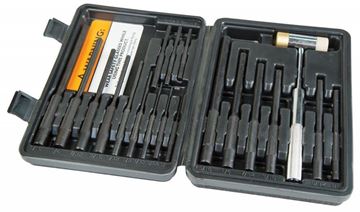 Picture of Wheeler Engineering Gunsmithing Supplies -  Master Roll Pin Punch Set, 5/16, 1/4, 7/32, 3/16, 5/32, 1/8, 3/32, 5/64, 1/16 inch