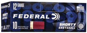 Picture of Federal Shorty Shotshell Shotgun Ammo - 12Ga, 1-3/4", 15/16 oz, Shotshell #8, 10rds Box, 1145fps