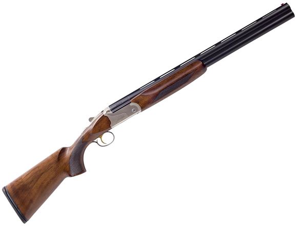 Picture of Akkar Churchill 206 Youth Over/Under Shotgun - 12Ga, 3", 26", Vented Rib, Matte Blue, 13.4" LOP Walnut Stock, Mobil Choke (F,IM,M,IC,C)