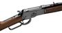 Picture of Winchester Model 1892 Lever Action Carbine - 45 Colt, 20", Brushed Polish Blued Receiver, Satin Grade I Black Walnut Stock w/Barrel Band, 10rds, Marble's Front & Adjustable Semi-Buckhorn Rear Sights