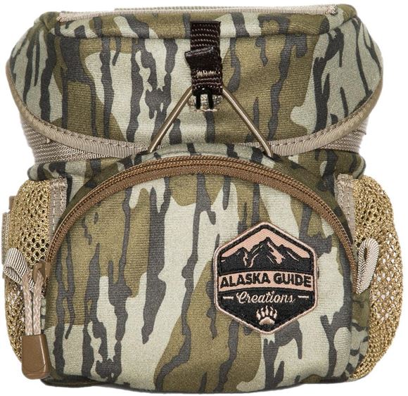 Picture of Alaska Guide Creations Binocular Harness Packs - Hybrid Bino Pack, Mossy Oak Bottom Lands Camo, Fits Up To 10x42 Binoculars, & Medium Sized Rangefinders