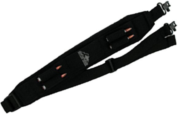 Picture of Butler Creek Slings & Straps, Firearm Slings, Comfort Stretch Slings - Alaskan Magnum Sling w/Sewn-In Swivels, Black