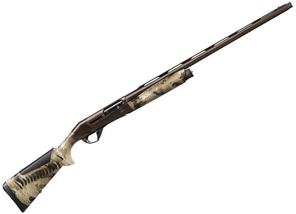 Picture of Benelli Super Black Eagle III Semi-Auto Shotgun - 12Ga, 3.5", 28", Patriot Brown Cerakote, Vented Rib, Gore Optifade Waterfowl Marsh Camo, Synthetic Stock w/ComforTech 3, 3rds, Bead Sight, Crio Chokes (C,IC,M,IM,F)