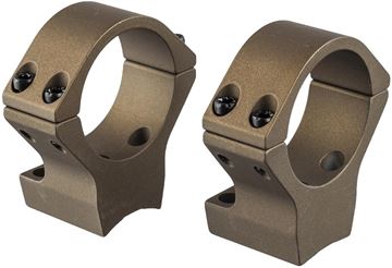 Picture of Talley Lightweight One-Piece Alloy Scope Mount - 1", Low, Burnt Bronze Cerakote, For Browning X-Bolt Hell's Canyon