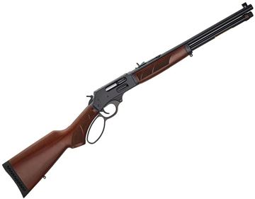 Picture of Henry Repeating Arms Side Gate Lever Action Rifle - 45-70 Gov't, 18.5", Blued, Steel Receiver, Checkered American Walnut Stock, Adjustable Buckhorn Rear Sight & Ramp Front, 5rds