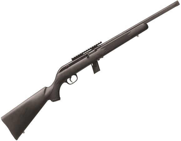 Picture of Savage Arms Model 64 FV-SR Rimfire Semi-Auto Rifle - 22 LR, 16.5", Threaded, Matte Black, Matte Black Synthetic Stock, 10rds, 1-Piece Scope/Accessory Rail