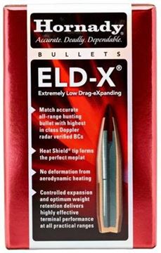 Picture of Hornady 33371 ELD-X Rifle Bullet 338 Cal .338 270 Gr ELD-X