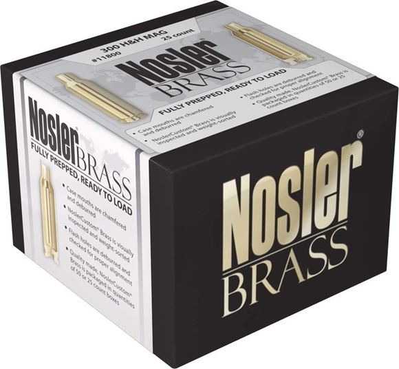 Picture of Nosler Brass, Nosler Brass - 300 Win Mag, 50ct