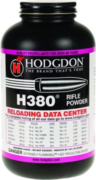 Picture of Hodgdon Smokeless Spherical Rifle Powder - H380, 1 lb