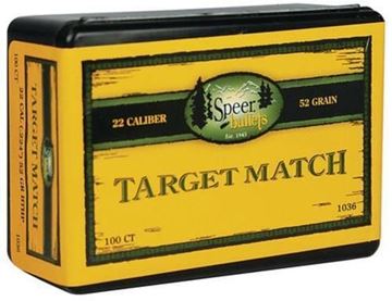 Picture of Speer 2040 Target Match Rifle Bullets, 308-168-GR BTHP, 100 Ct