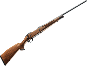 Picture of Sako 85 Bavarian Bolt Action Rifle - 7mm Rem Mag, 24-3/8", Cold Hammer Forged Light Hunting Contour, Matte Blue, Bavarian Style Matte Oil Walnut Stock w/Palm Swell, 4rds, No Sight, Single Set 2-4lb Adjustable Trigger