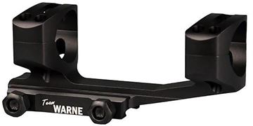 Picture of Warne Scope Mounts Rings -  X-Skel Mount Tactical, 1", Quick Detach, Zero MOA, Extended Cantilever MSR Mount, Matte Black