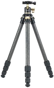 Picture of Leupold Optics, Alpine Tripod Kit, Tripods - Alpine Carbon Fiber Tripod, Ball Head, Twist Lock Legs, Arca-Swiss Compatible, 5" - 58" Height, 18.5" Folded, Carrying Case