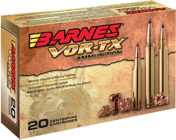 Picture of Barnes 21522 VOR-TX Rifle Ammo 243 WIN, TTSX BT, 80 Grains, 3350 fps 20, Boxed