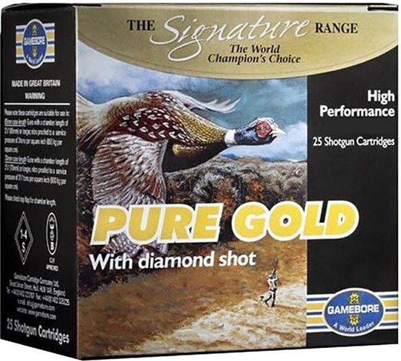 Picture of Kent Gamebore Pure Gold Game Shotgun Ammo - 28Ga, 65mm / 2-1/2", 16Gram / 9/16oz, #6, 25rds Box