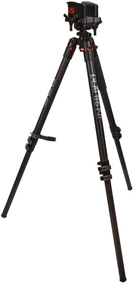 Picture of Battenfeld BOG Hunting Shooting Accessories - Deathgrip Carbon Fiber Precision Tripod, Rubber Gun Clamp, 7"-59", 360 Degree Pan