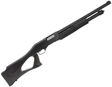 Picture of Savage 23247 320 Thumbhole Pump Shotgun, 20 Ga., 3", 18.5" Bbl Matte Black, Synthetic Stock, Bead Sight, 5+1 Rnd