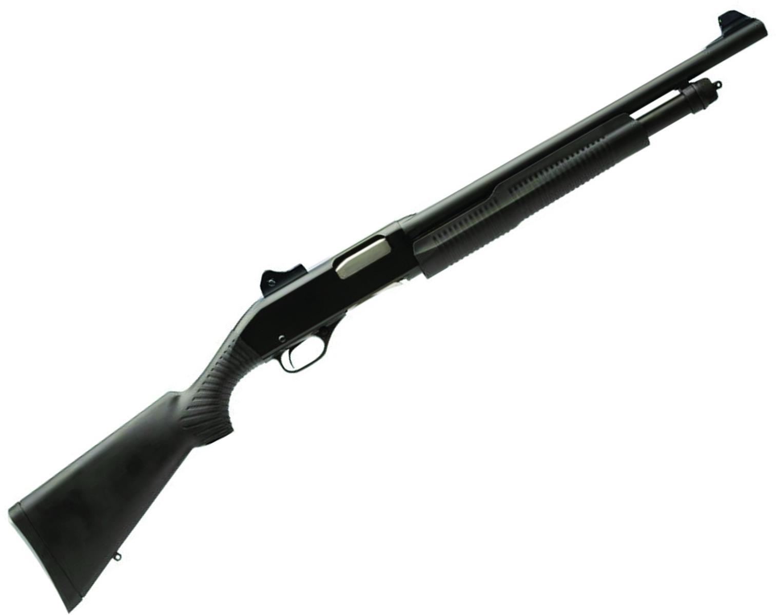 Stevens 19487 320 Pump Shotgun 12 GA, RH, 18.5 in, Black, Syn, 5+1 Rnd ...