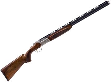 Picture of Akkar Churchill 836 Over/Under Shotgun - 410 Bore, 3", 26", Vented Rib, Matte Blue, Steel Receiver, Oil Finished Walnut Stock, Fiber Optic Front Sight, Mobil Choke (F,IM,M,IC,C)