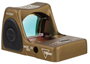 Picture of Trijicon Reflex Sight, RMR Type 2 - 3.25 MOA, Adjustable LED Red Dot, CR2032, Hard Anodized Coyote Brown