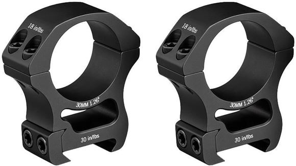 Picture of Vortex Optics, Riflescope Rings -  Pro Series Scope Rings, Aluminum, 30MM, High, Matte Black