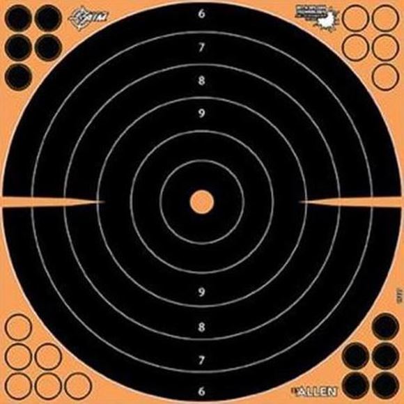 Picture of Allen Shooting Accessories - EZ Aim Adhesive Splash Bullseye Target, 5pk - 17.5 x 17.5