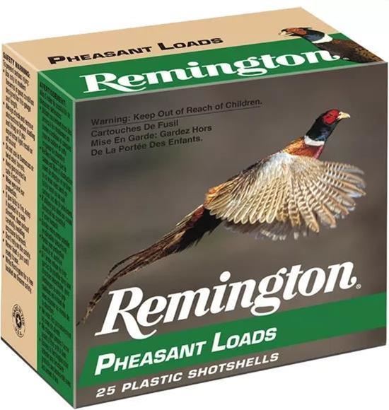 Picture of Remington 20046 Pheasant Loads Shotshell 12 GA, 2-3/4 in, No. 4 1-1/4oz, 3-3/4 Dr, 1330 fps, 25 Rnd per Box