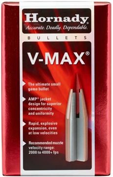 Picture of Hornady 22272 V-MAX Varmint Bullets 22 .224 55Gr W/C 100Rnd