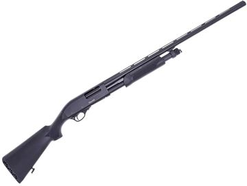 Picture of Akkar Churchill 612 Pump Action Shotgun - 12Ga, 3", 28", Vent Rib, Matte Black, Synthetic Stock, 4rds, Bead Sight, Mobil Choke (F,IM,M,IC,C)