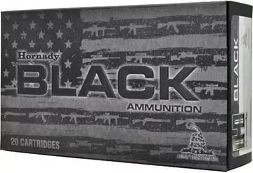 Picture of Hornady 80927 BLACK Rifle Ammo 308 WIN 155 Gr A-MAX, 20 Rnd