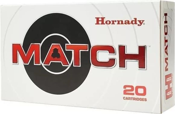 Picture of Hornady Match Rifle Ammo - 223 Rem, 75Gr, BTHP Match, 20rds Box