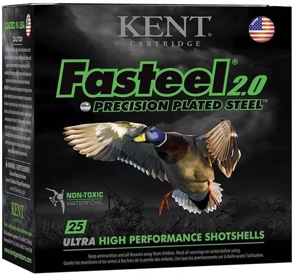 Picture of Kent Fasteel Precision 2.0 Steel Waterfowl Shotgun Ammo - 12Ga, 2-3/4", 1-1/16oz, #6, 25rds Box, 1550fps