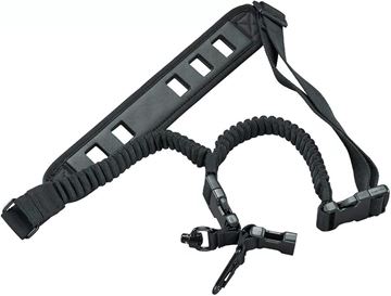 Picture of Butler Creek Slings & Straps, Firearm Slings, Featherlight Slings - Featherlight Sling, Black, Breatheable Slots, Foam Padding, Single Point Sling