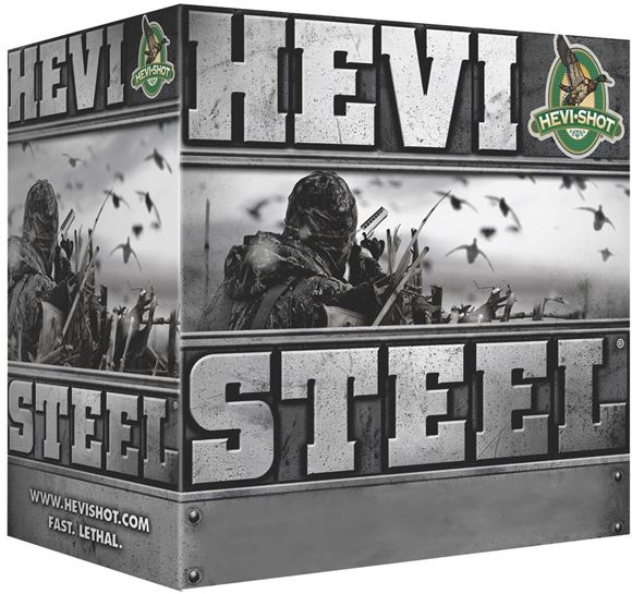 Picture of HEVI-Shot HEVI-Steel Waterfowl Shotgun Ammo - 12ga, 3", #1, 1-1/4oz, 1500fps, 25rds Box