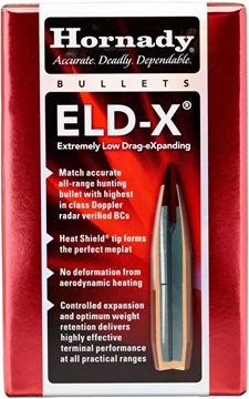 Picture of Hornady 27356 ELD-X Rifle Bullet 270 CAL .277 145 Gr ELD-X 100Rnd