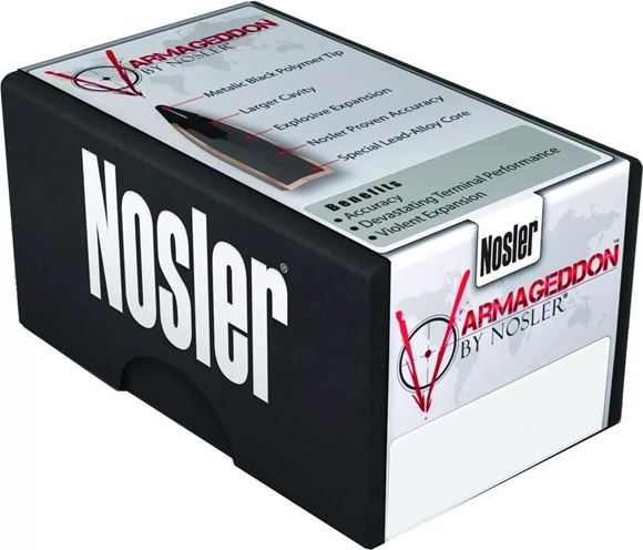 Picture of Nosler 36523 Varmageddon 22 Cal 53gr FB Tipped Bullets(100 ct)