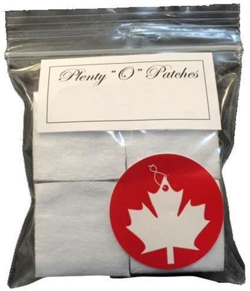 Picture of Plenty "O" Patches Cotton Patches - .22 Caliber R, Square 1-1/8", 100pcs