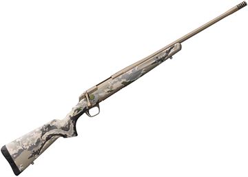 Picture of Browning X-Bolt Speed Suppressor Ready Bolt Action Rifle - 6.8 Western, 20", Fluted Sporter SR Contour, OVIX Camo Composite Stock, Smoked Bronze Cerakote,5/8"-24 threaded w/ Muzzle Brake, 3rds