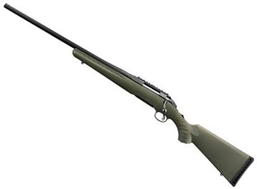 Picture of Ruger American Predator Bolt Action Rifle, Left Hand - 6.5 Creedmoor, 22", Matte Black, Moss Green Composite Stock, 4rds