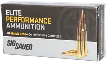 Picture of Sig Sauer Elite Performance Rifle Ammo - 308 Win, 175Gr, OTM Marksman Elite, 20rds Box