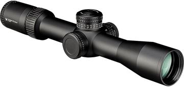 Picture of Vortex Optics, Strike Eagle Riflescope - 3-18x44mm, 34mm, First Focal Plane, Illuminated EBR-7C MOA Reticle, 1/4 MOA Adjustment, Locking/Zero Stop, CR2032 Battery